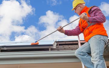 Voy soft wash roof cleaning